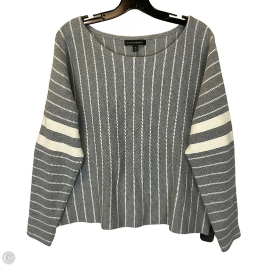 Top Long Sleeve By Banana Republic In Grey, Size: S