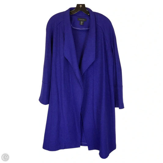 Coat Trench Coat By Tahari In Purple, Size: M