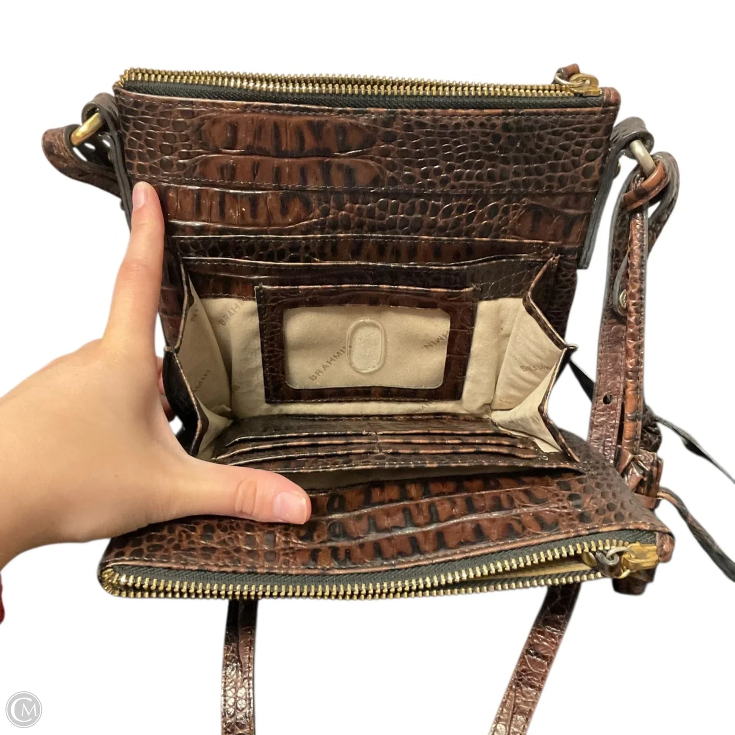 Crossbody Designer By Brahmin, Size: Small