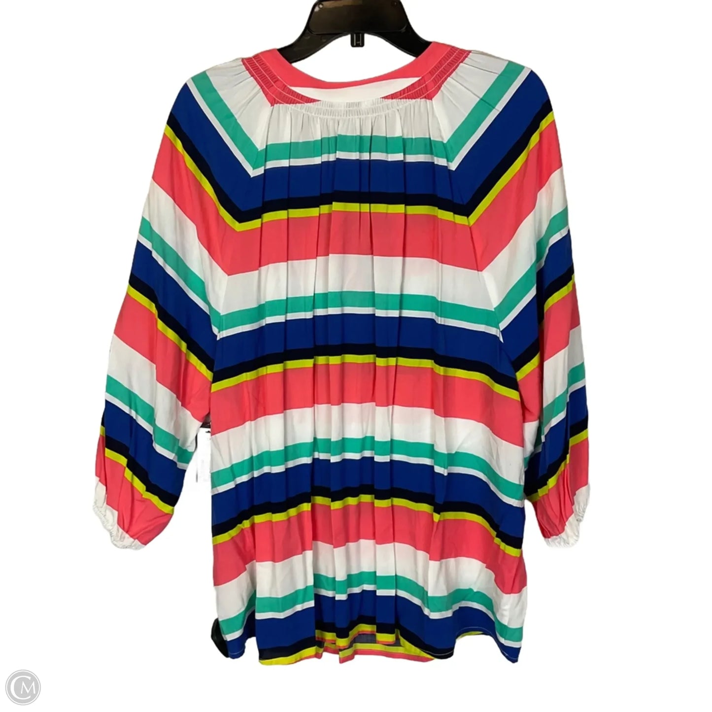 Top Long Sleeve By Crown And Ivy In Striped Pattern, Size: 3x