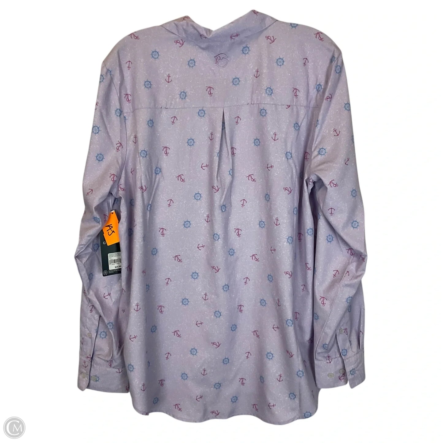 Top Long Sleeve By Magellan In Purple, Size: Xl