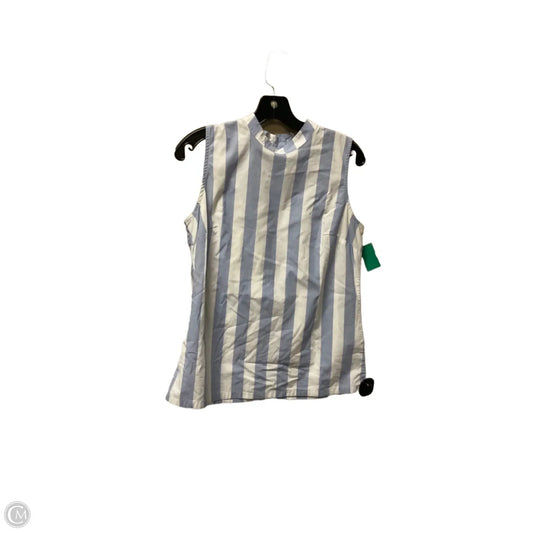 Top Sleeveless By Banana Republic In Striped Pattern, Size: S