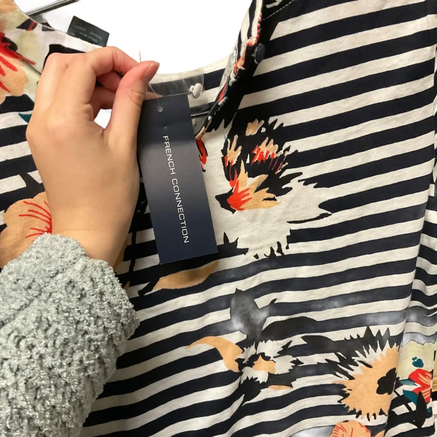 Dress Casual Short By French Connection In Striped Pattern, Size: 8