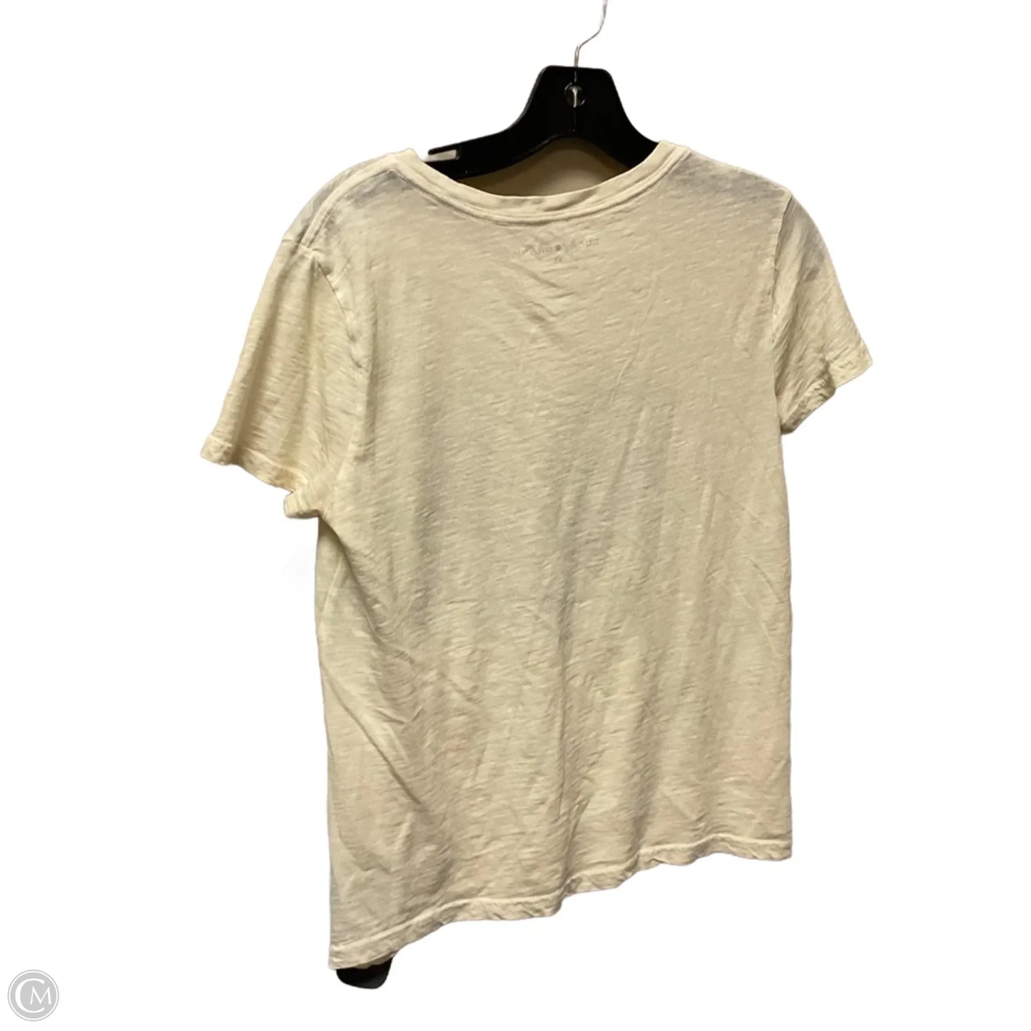 Top Short Sleeve Basic By Lucky Brand In Yellow, Size: Xs