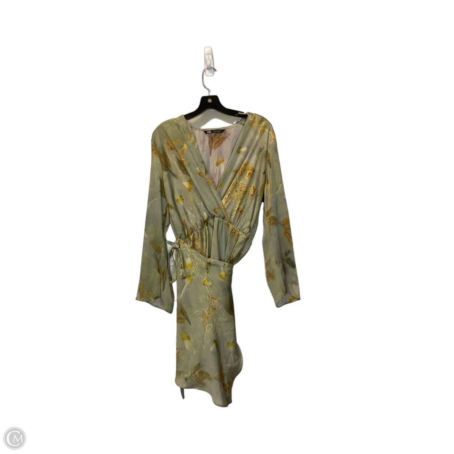 Dress Casual Short By Zara In Green, Size: Large