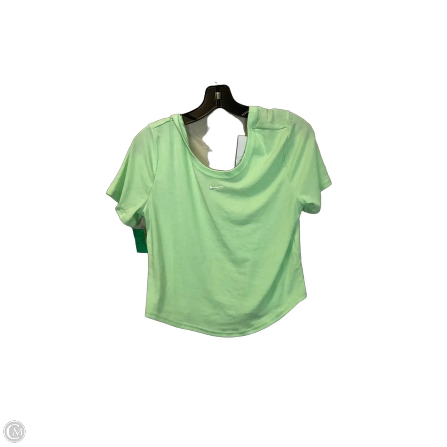 Top Short Sleeve Basic By Nike Apparel In Green, Size: L