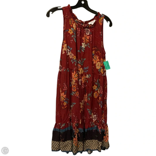 Dress Casual Midi By Beachlunchlounge In Red, Size: M