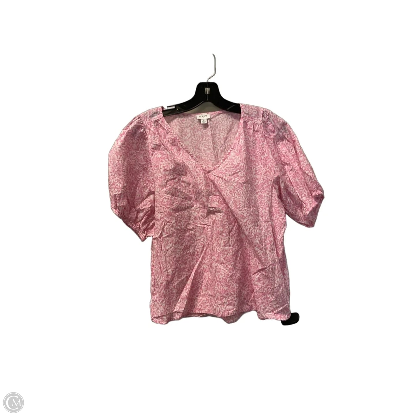 Top Short Sleeve By J. Crew In Pink, Size: S