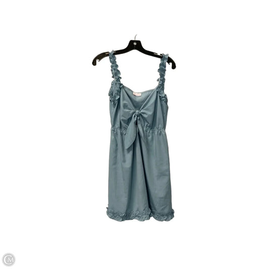 Dress Casual Short By Pink Lily In Blue, Size: S