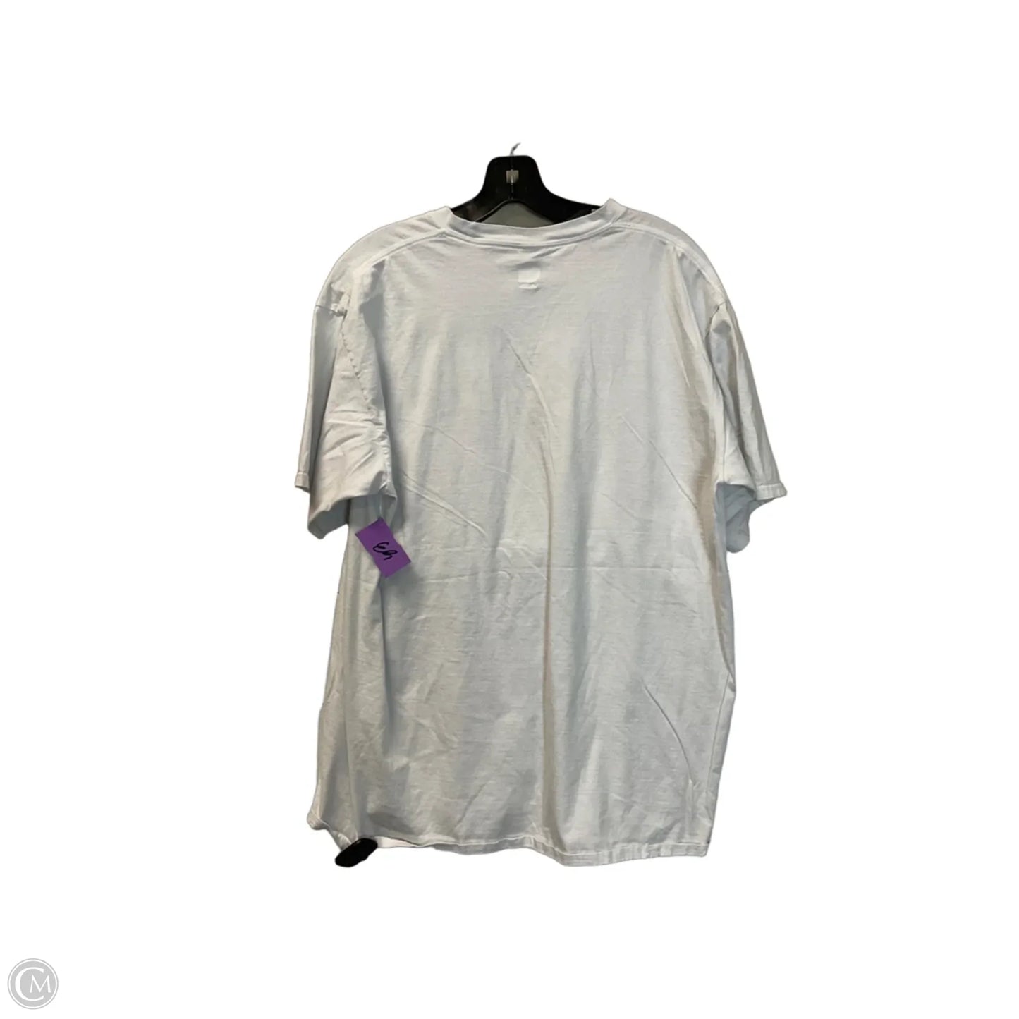Top Short Sleeve Basic By Clothes Mentor In White, Size: Xl