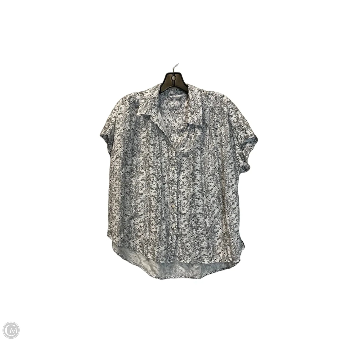 Top Short Sleeve Basic By Jane And Delancey In White, Size: Xl