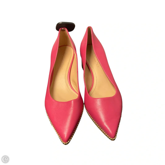 Shoes Designer By Coach In Pink, Size: 7