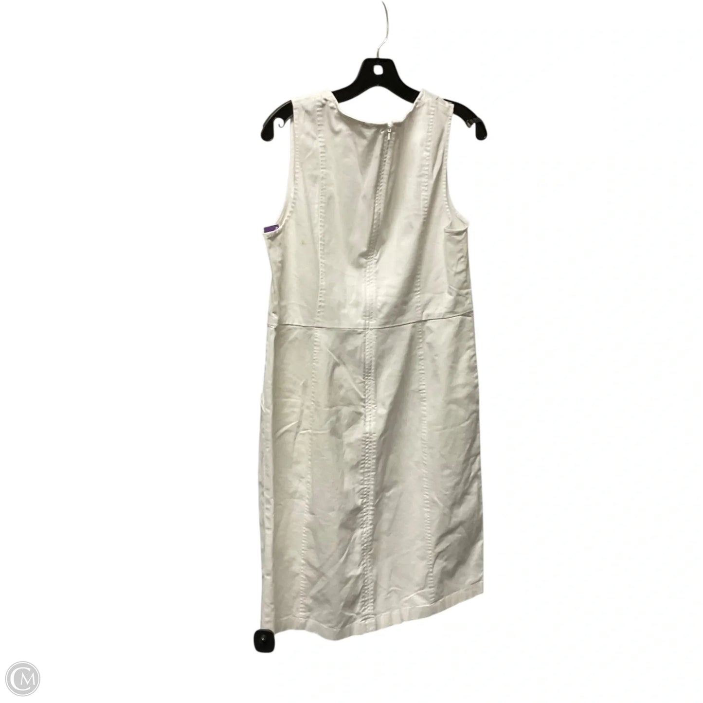 Dress Casual Midi By Boden In White, Size: 12