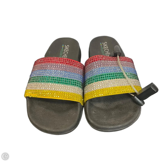 Sandals Flats By Skechers In Multi-colored, Size: 7