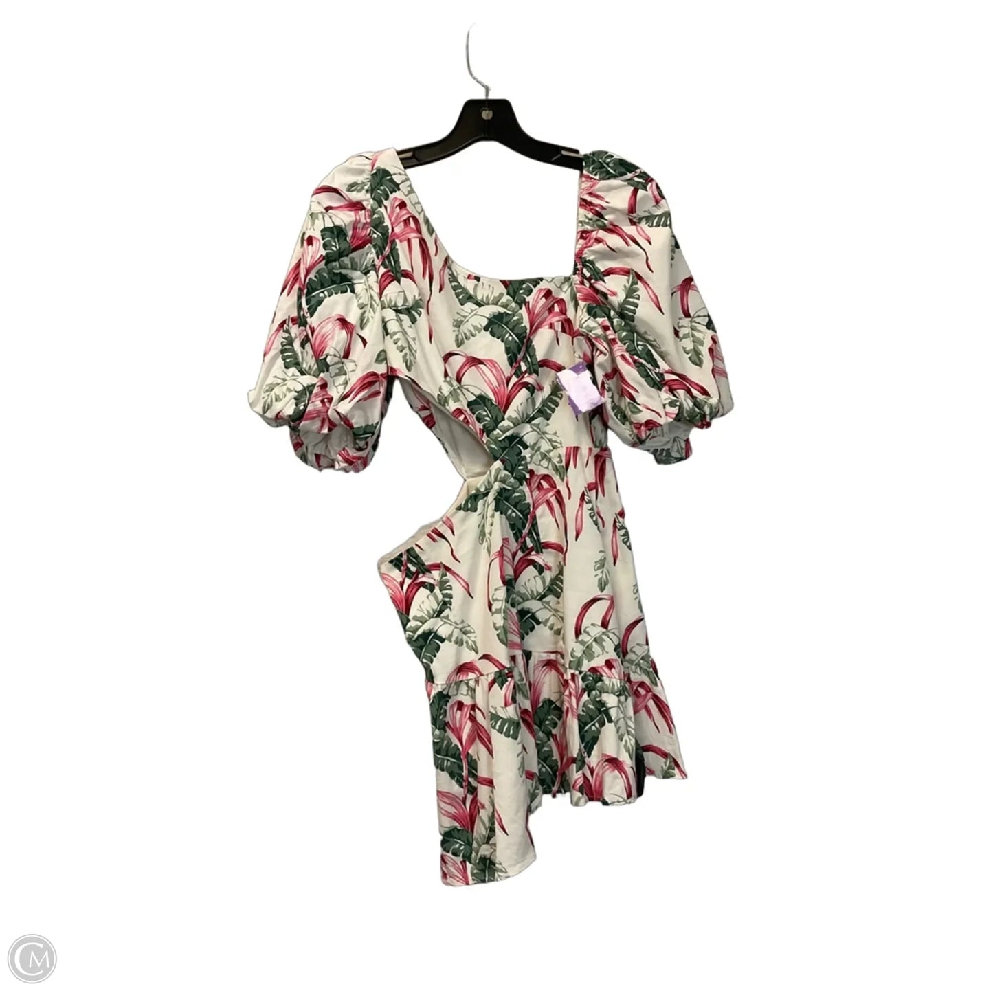Dress Casual Short By Hello Molly In Tropical Print, Size: 6