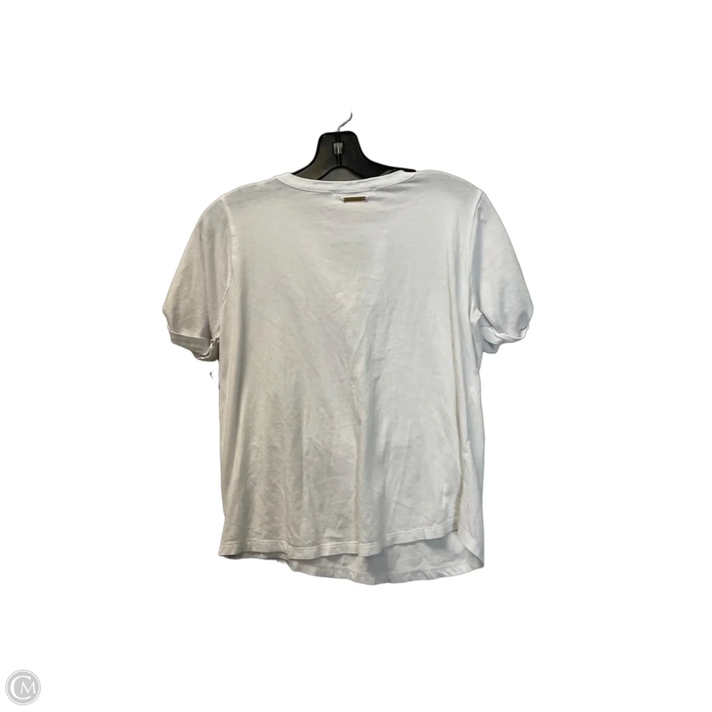 Top Short Sleeve Basic By Michael By Michael Kors In White, Size: S