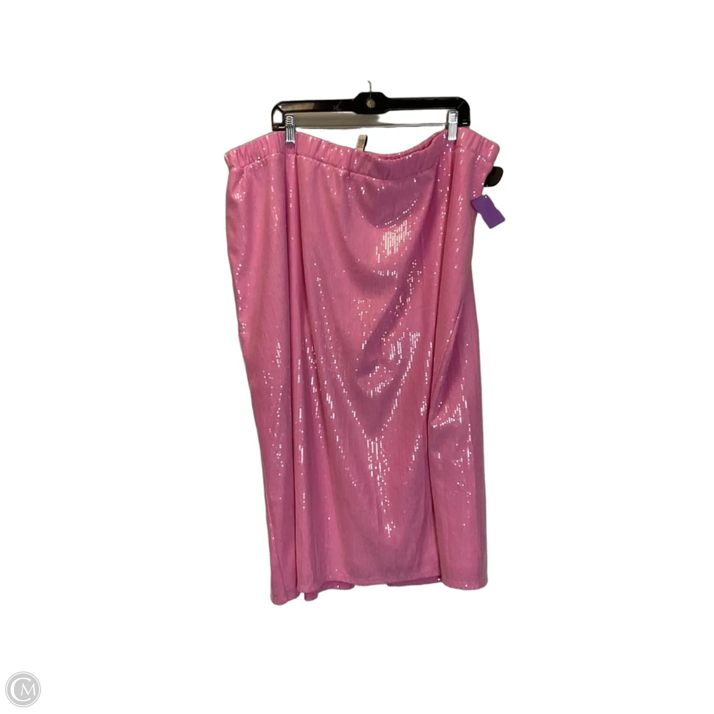 Skirt Midi By St Johns Bay In Pink, Size: 2x