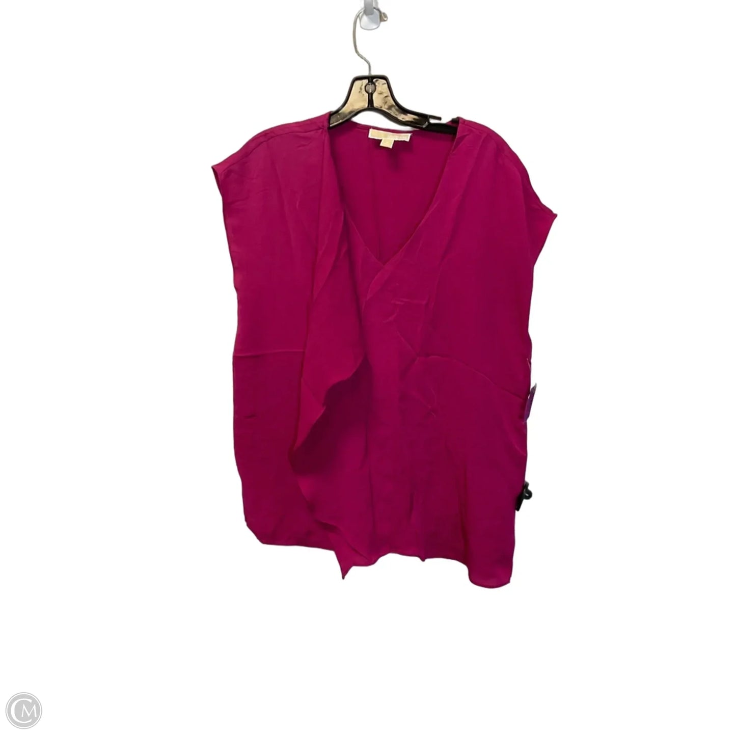 Top Short Sleeve Basic By Michael By Michael Kors In Pink, Size: M