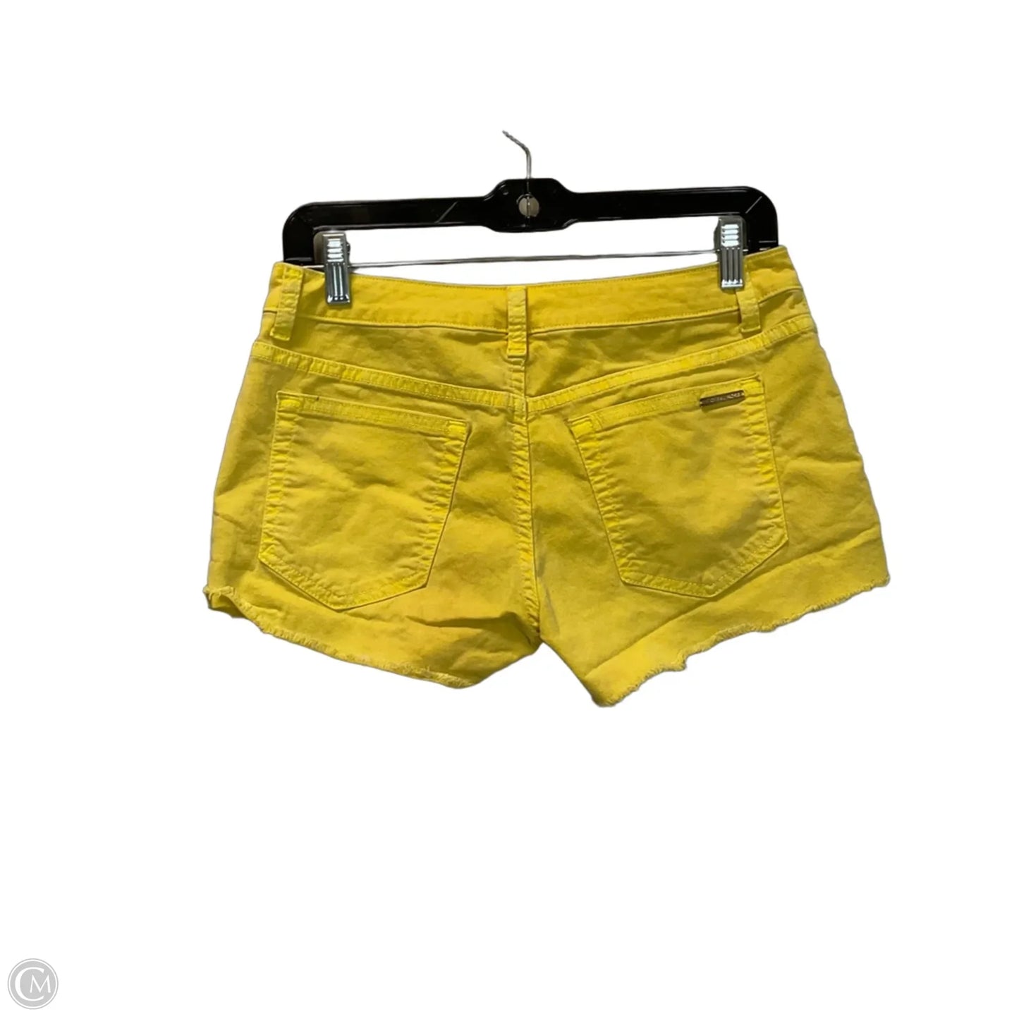 Shorts By Michael By Michael Kors In Yellow Denim, Size: 2