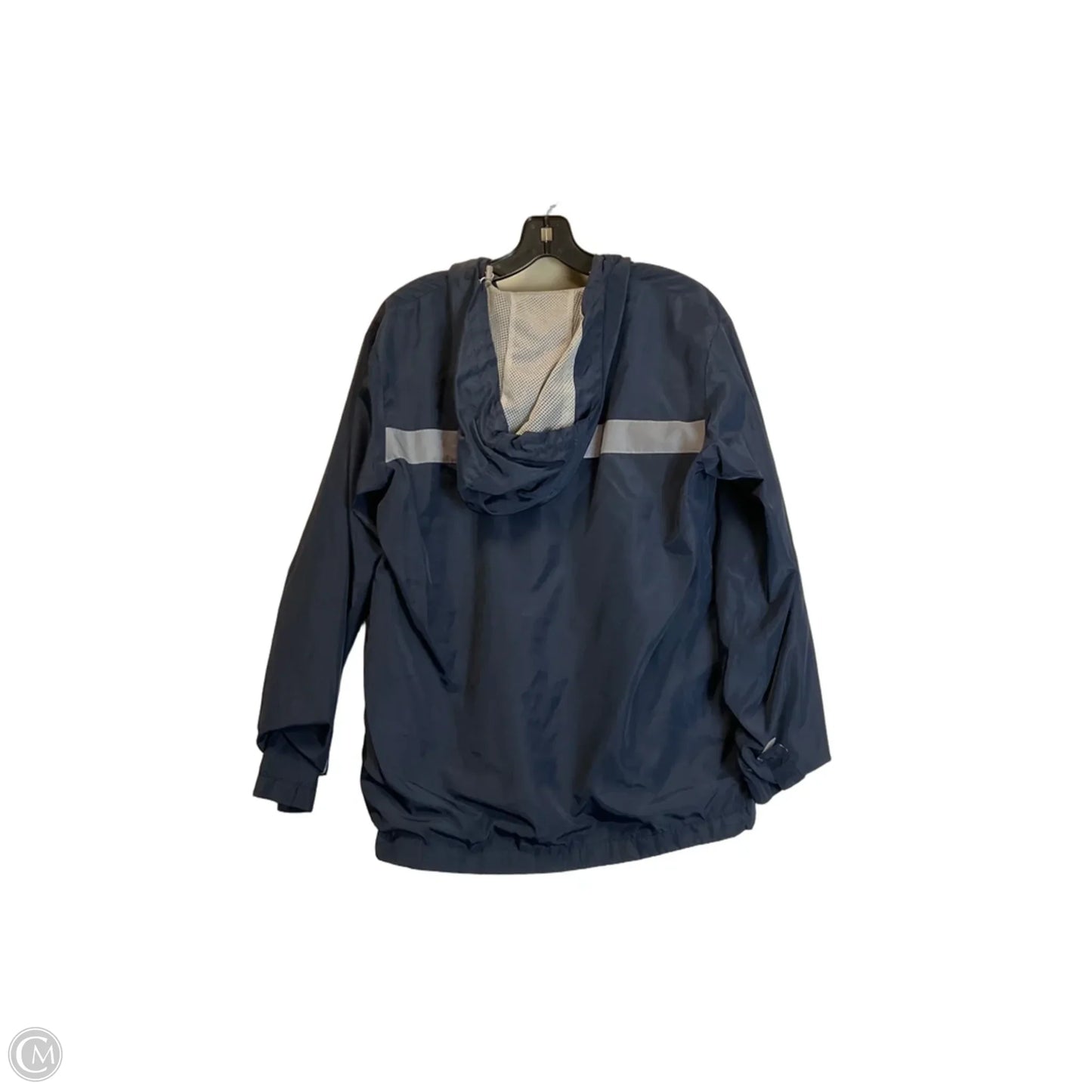 Jacket Windbreaker By Simply Southern In Navy, Size: S