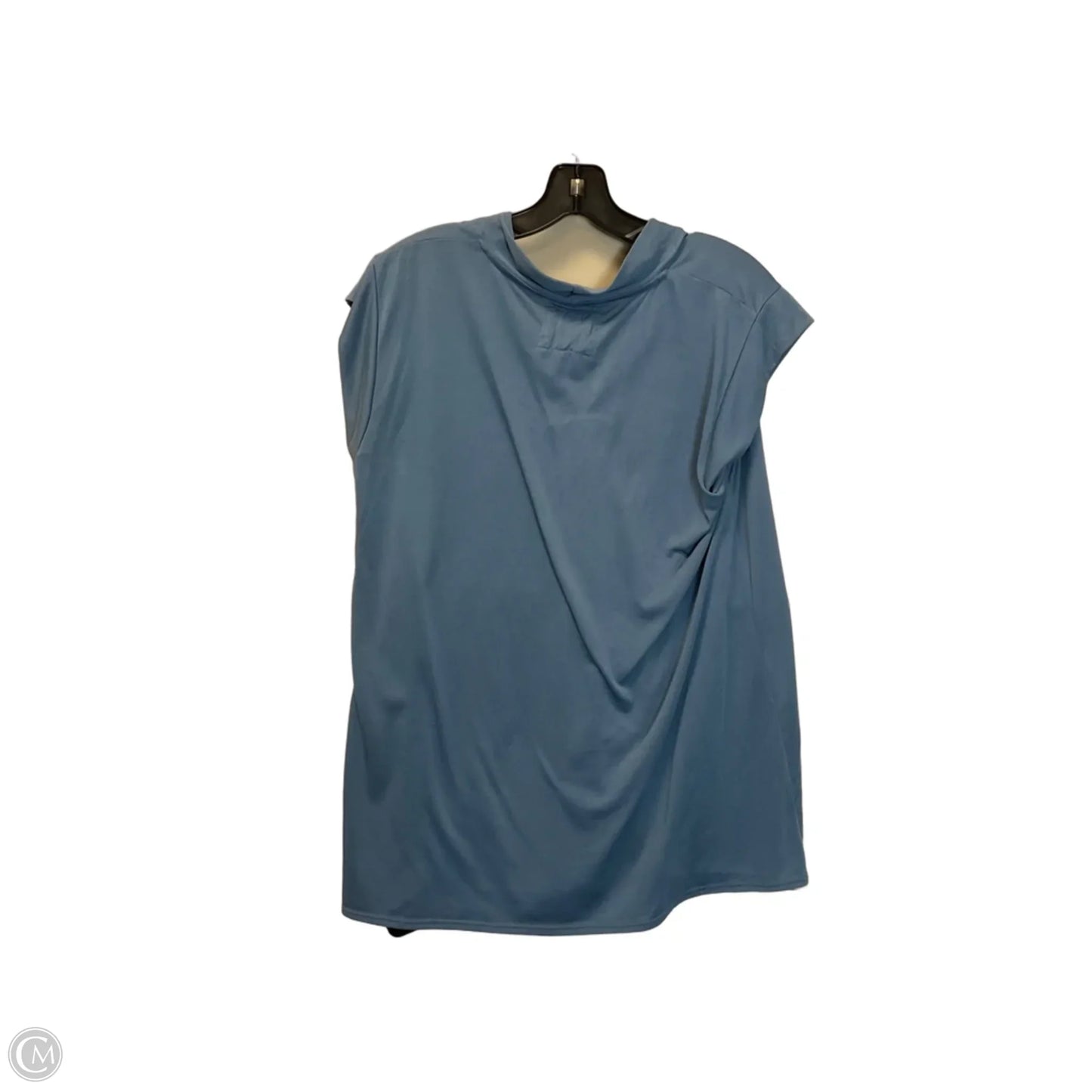 Top Short Sleeve Basic By Cupio In Blue, Size: Xl
