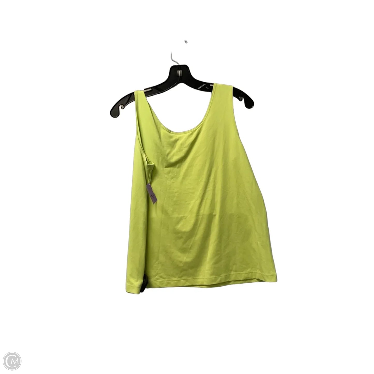Top Sleeveless Basic By Chicos In Green, Size: M