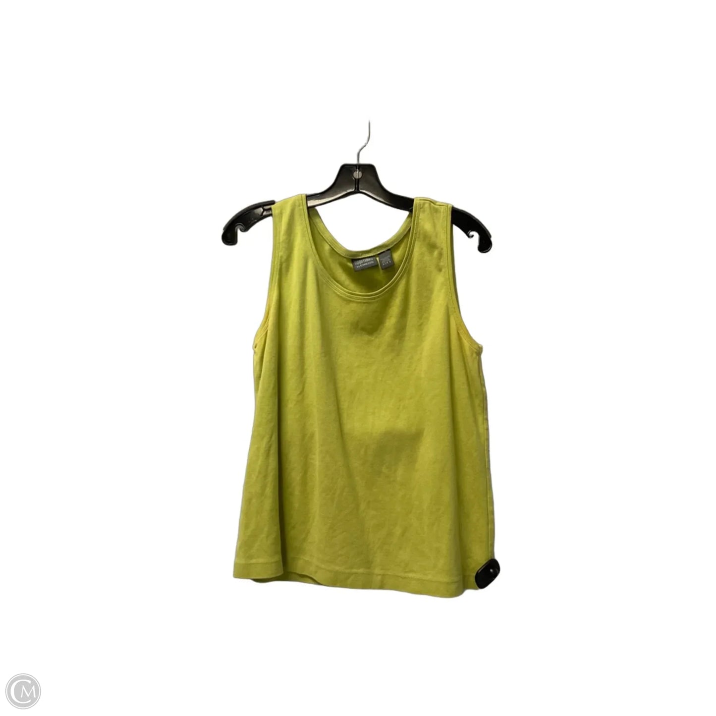 Top Sleeveless Basic By Chicos In Green, Size: M