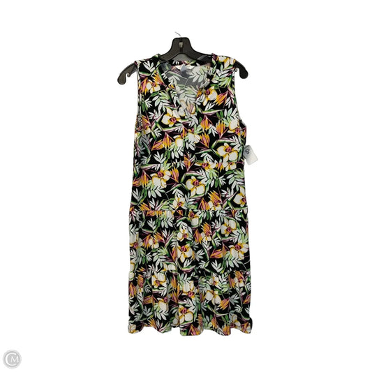 Dress Casual Short By White House Black Market In Tropical Print, Size: S