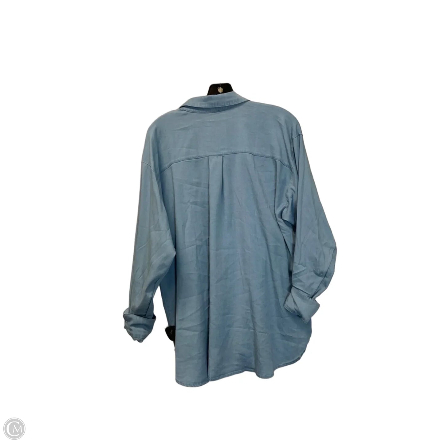 Top Long Sleeve By Loft In Blue, Size: Lp