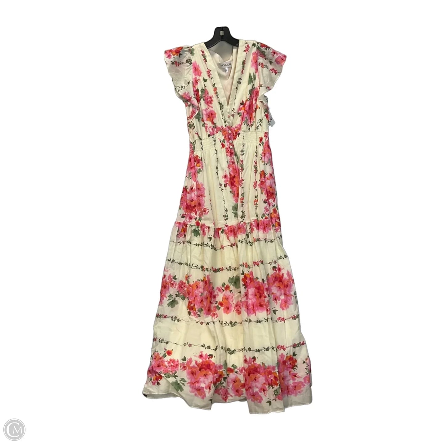 Dress Casual Maxi By Taylor In Floral Print, Size: 12