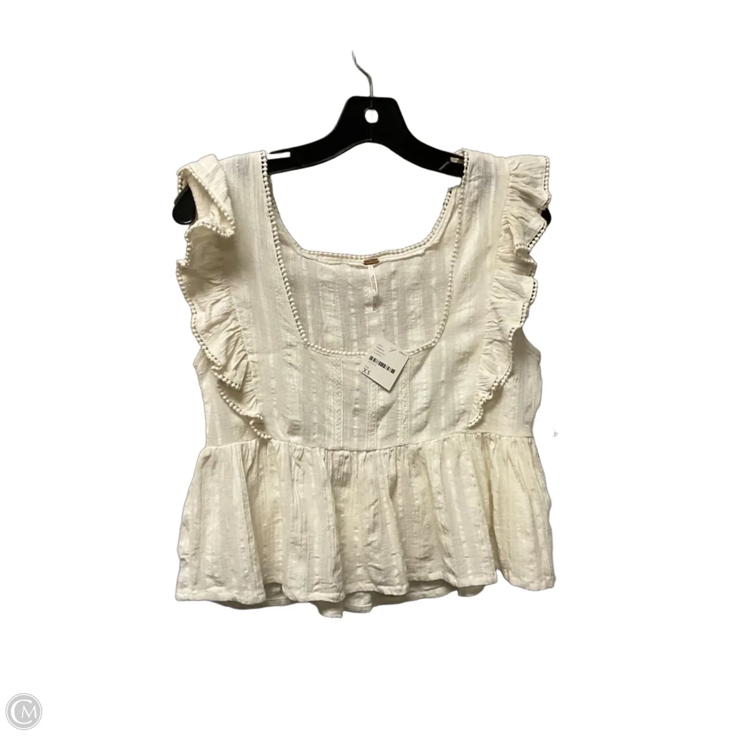 Top Sleeveless By Free People In Cream, Size: Xs