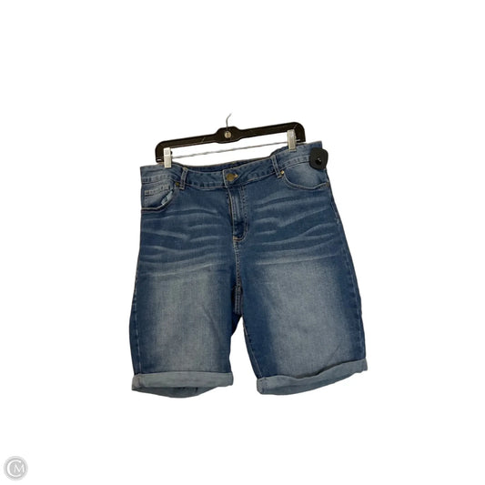 Shorts By D Jeans In Blue Denim, Size: 18