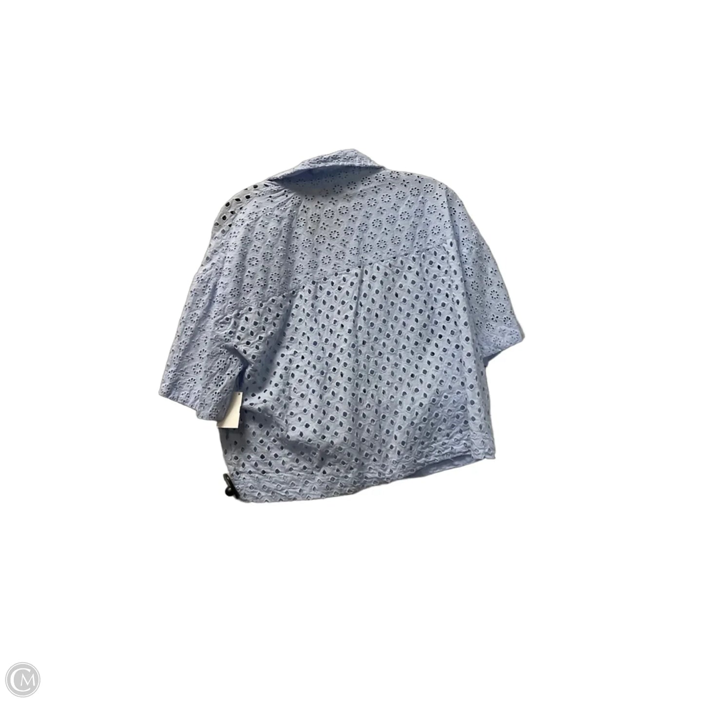 Top Short Sleeve By Marled In Blue, Size: Xl
