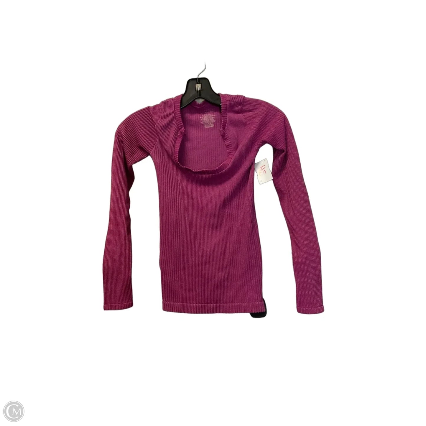 Top Long Sleeve Basic By Free People In Pink, Size: M
