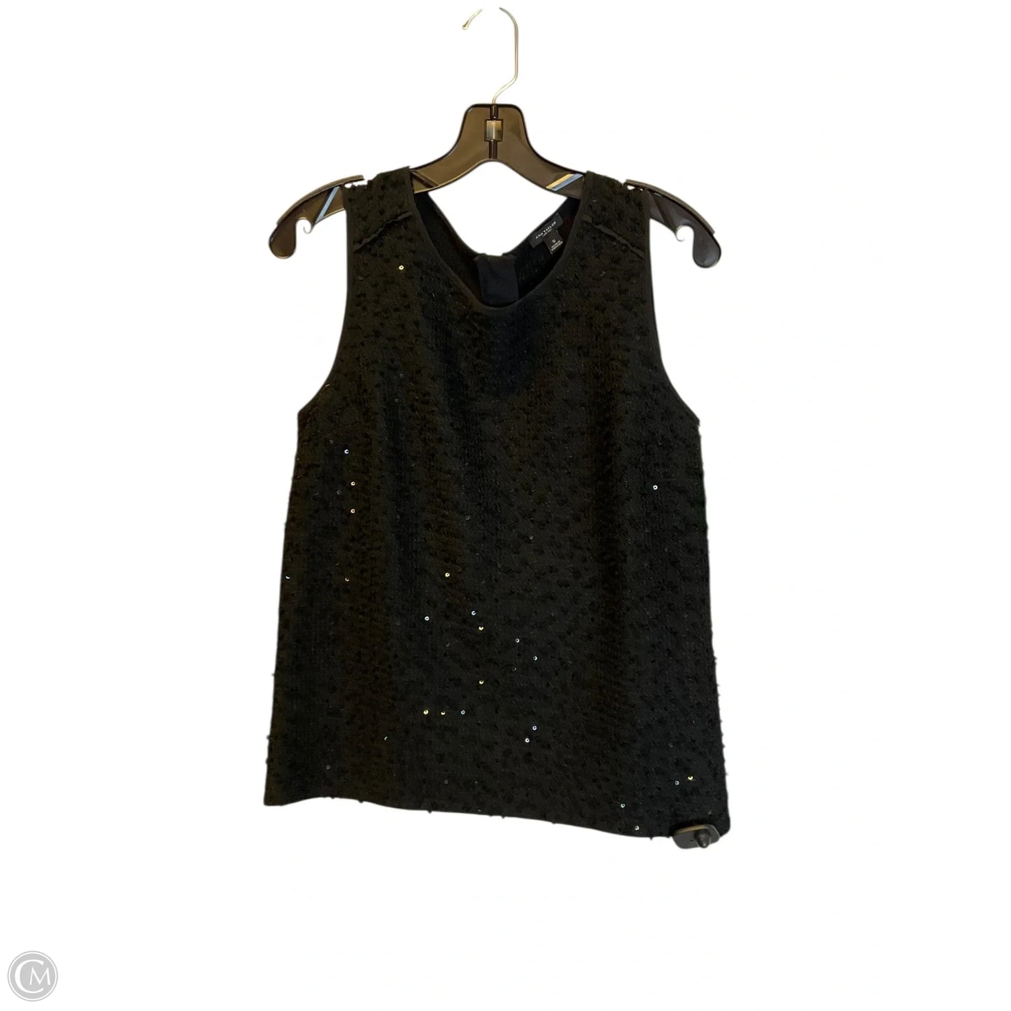 Top Sleeveless By Ann Taylor In Black, Size: S