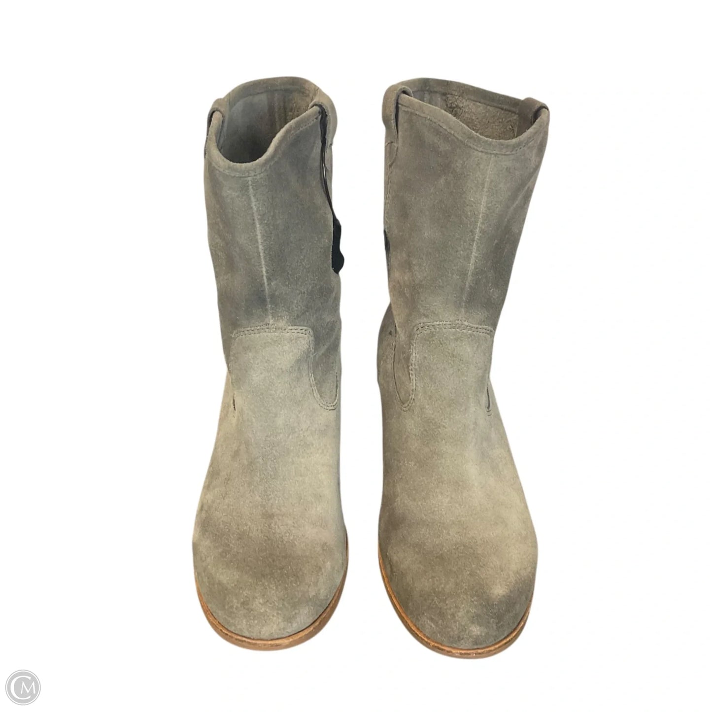 Boots Designer By Ugg In Grey, Size: 9.5