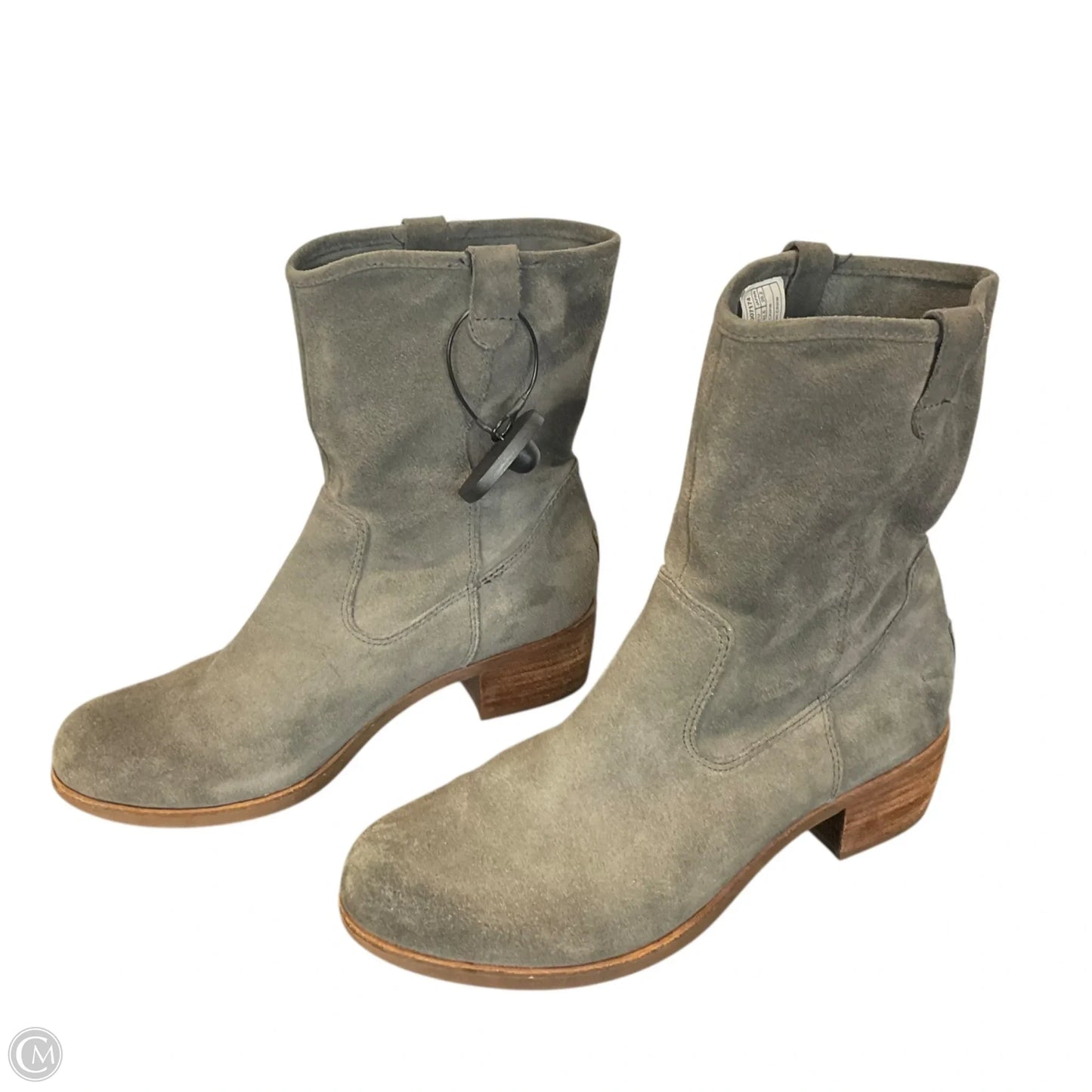 Boots Designer By Ugg In Grey, Size: 9.5