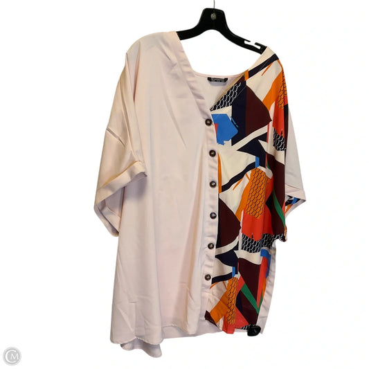 Top Short Sleeve By Clothes Mentor In Pink, Size: 3x