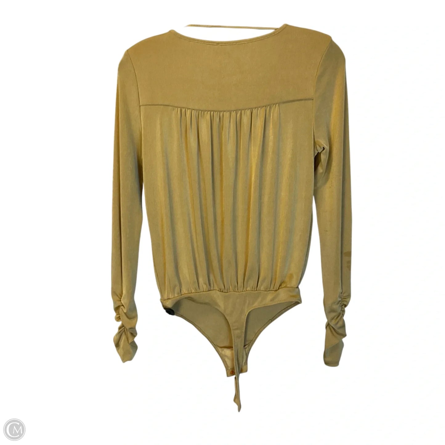 Bodysuit By Free People In Yellow, Size: Xs