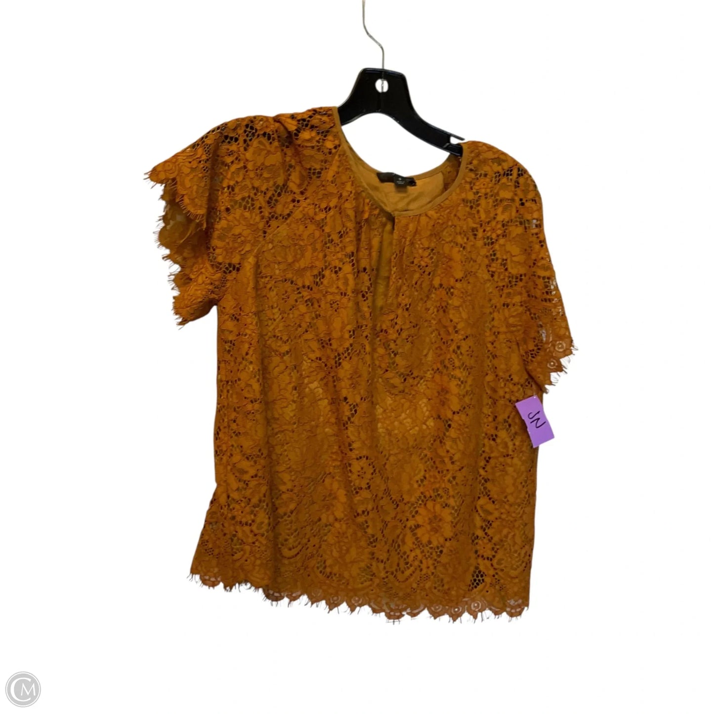 Top Short Sleeve By J. Crew In Orange, Size: S