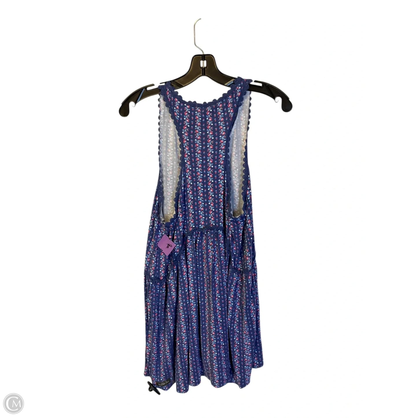 Top Sleeveless By Matilda Jane In Blue, Size: M