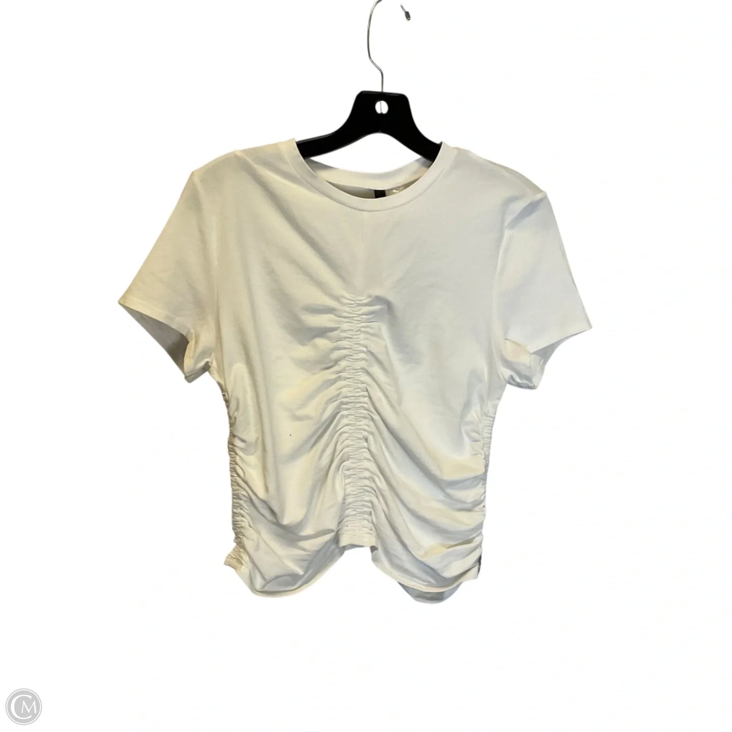 Top Short Sleeve By Divided In White, Size: Xl
