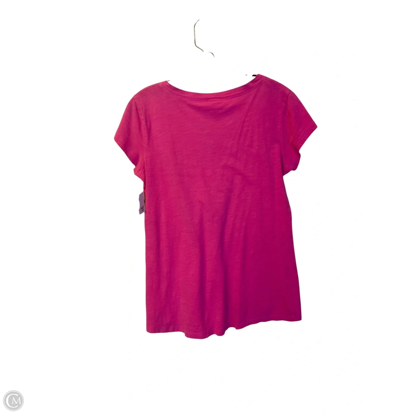 Top Short Sleeve Basic By Cabi In Pink, Size: S