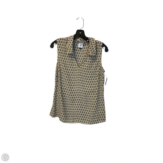 Top Sleeveless By Cabi In Multi-colored, Size: S