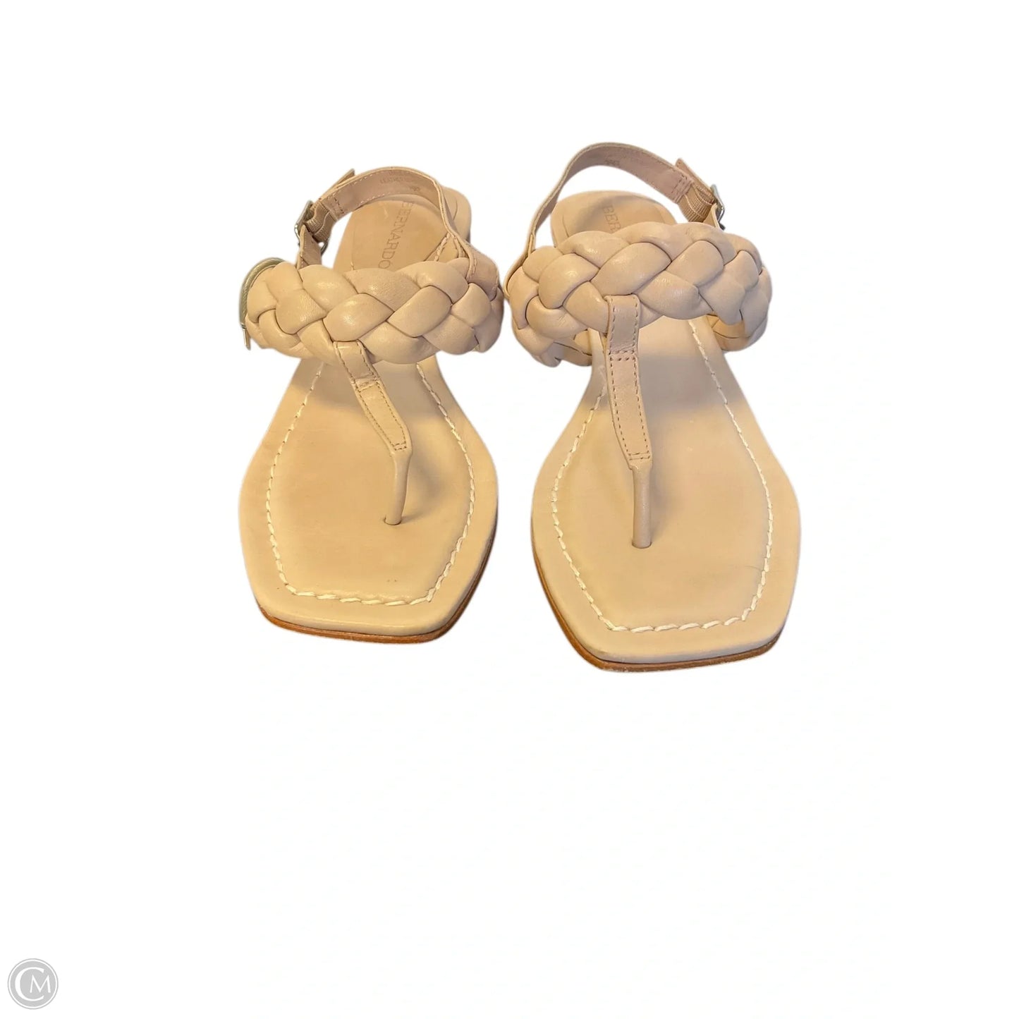 Sandals Heels Block By Bernardo In Beige, Size: 7.5