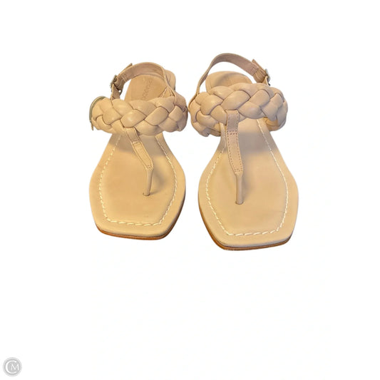 Sandals Heels Block By Bernardo In Beige, Size: 7.5