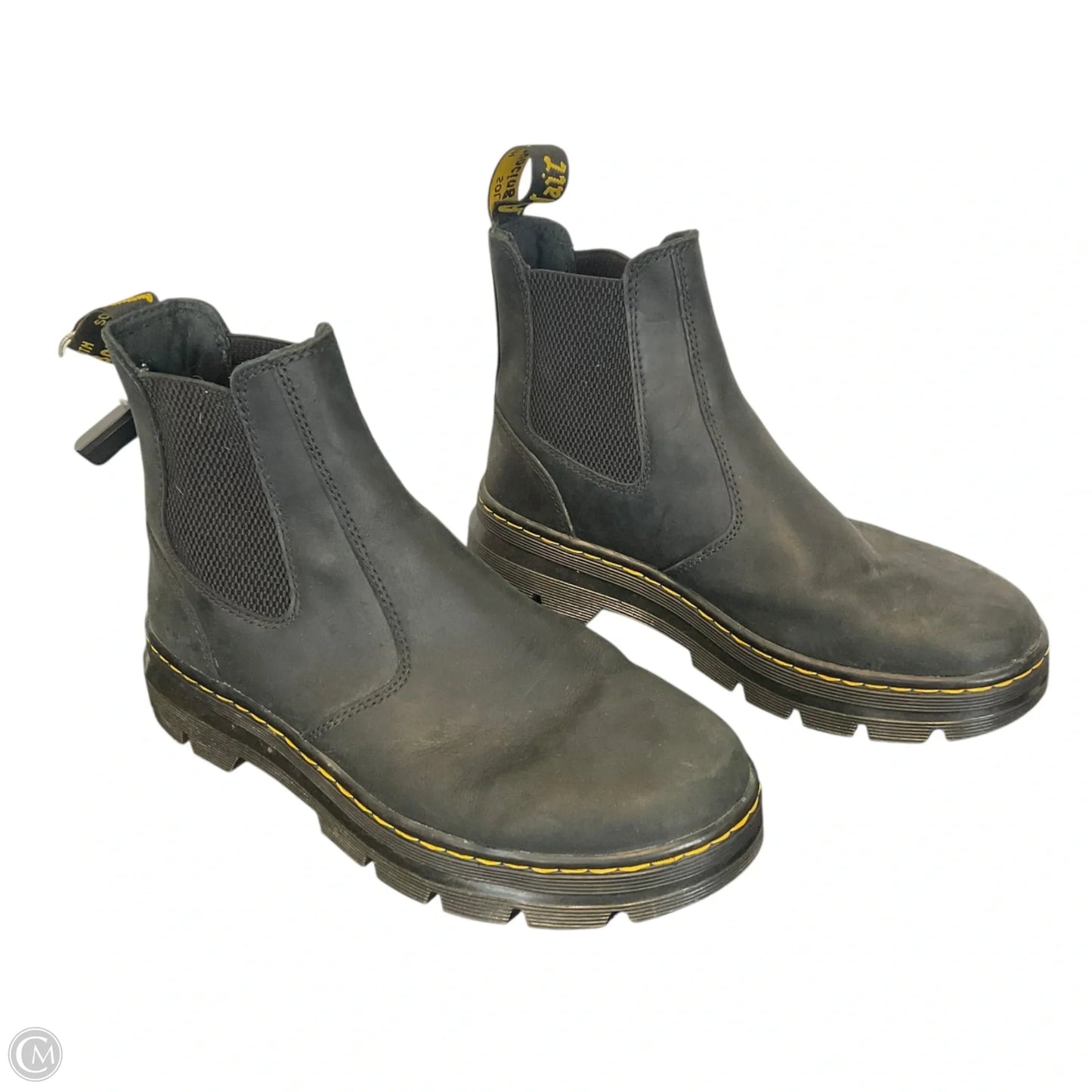 Boots Ankle Flats By Dr Martens In Black, Size: 9