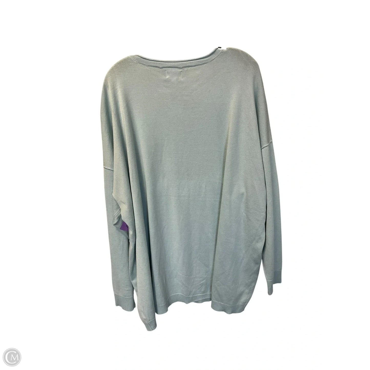 Top Long Sleeve By Wonderly In Blue, Size: 2x