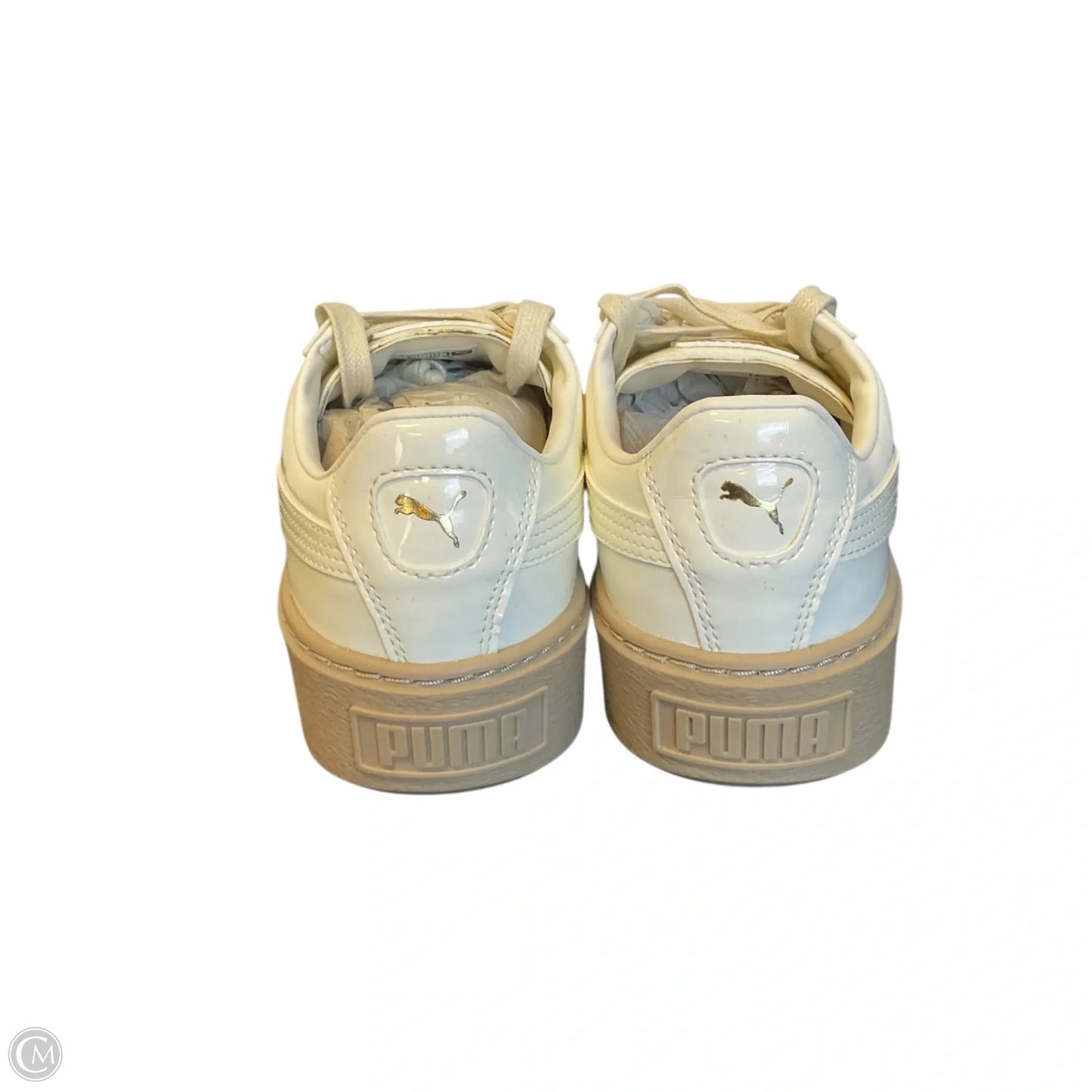 Shoes Athletic By Puma In Beige, Size: 8