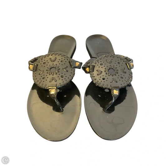 Sandals Flats By Jack Rogers In Black, Size: 7